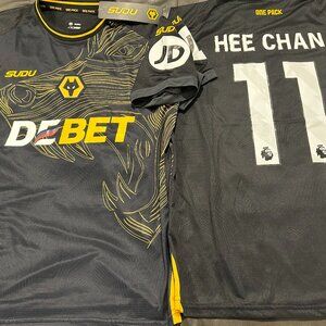 Wolverhampton WOLVES HWANG HEE CHAN JERSEY Men's Sz M,L,XL,2XL NWT by SUDU